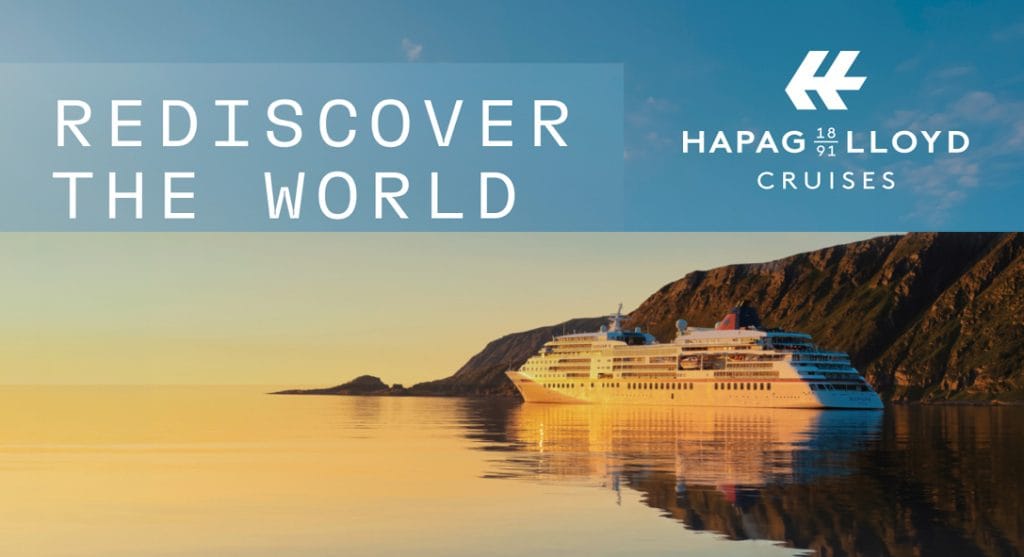 Hapag-Lloyd Cruises expeditieschip HANSEATIC nature tijdens een winterexpeditie in Noorwegen